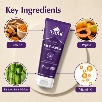 Ayumi Brightening Glow Face Scrub 125ml