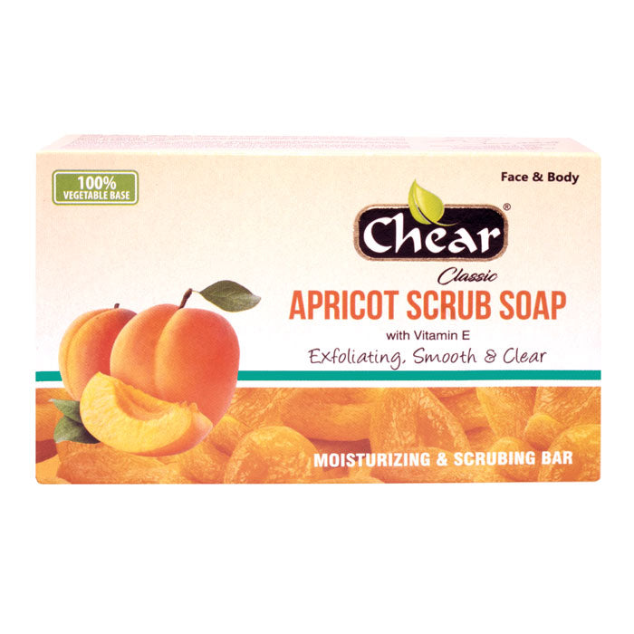 Chear Par Chear Classic Apricot Scrub Soap with Vitamin E 150g – Kiyo Beauty