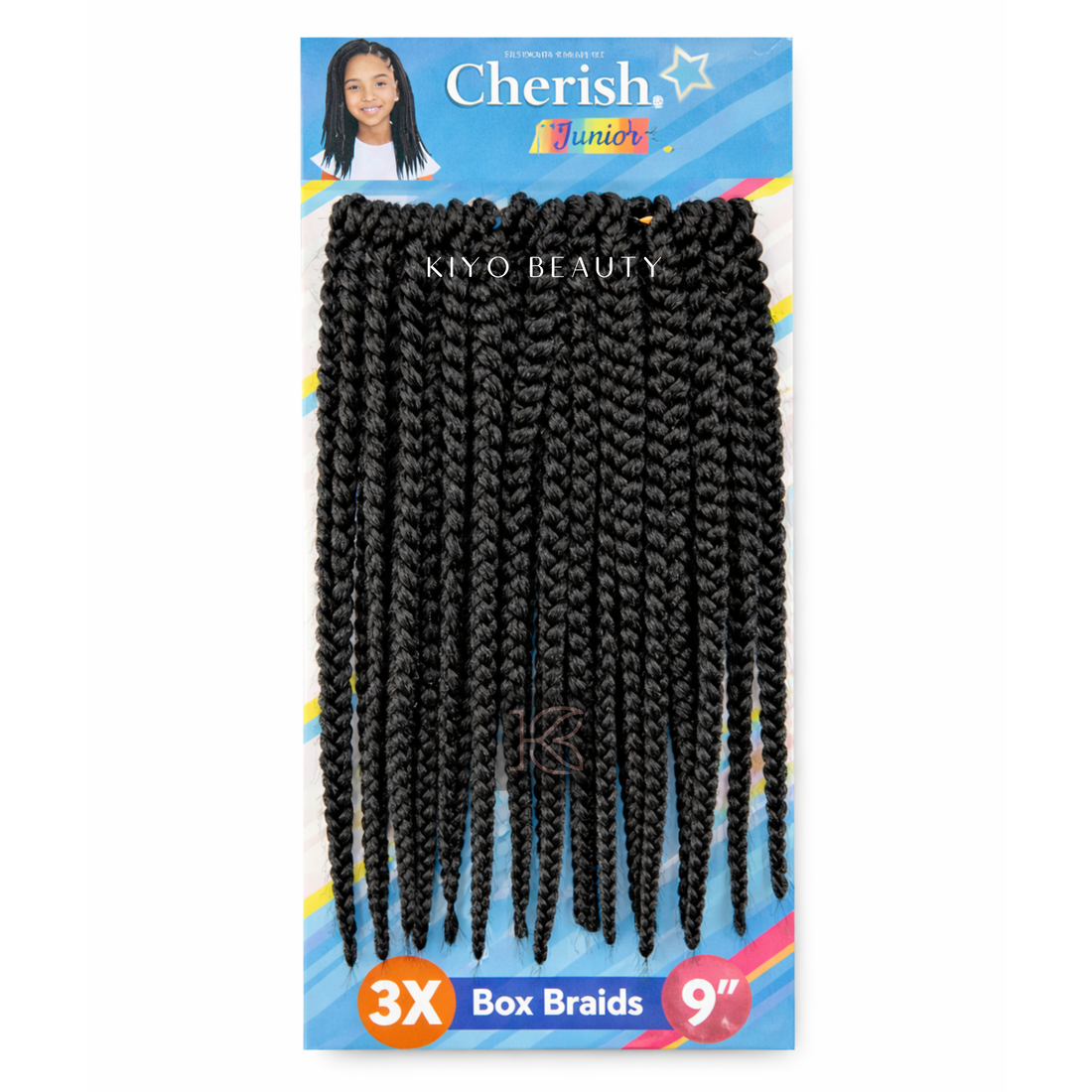 Cherish Junior Box Braids 9" 3X Pack