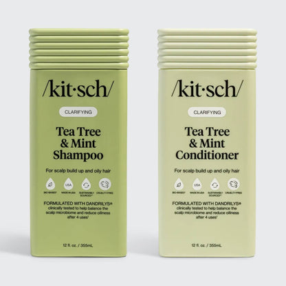 Kitsch Clarifying Tea Tree &amp; Mint Shampoo &amp; Conditioner Combo
