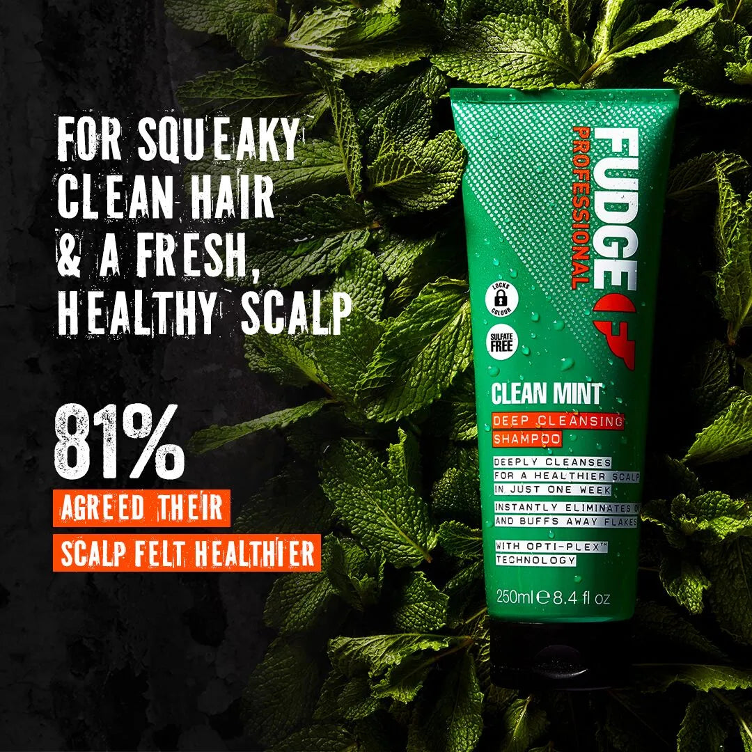 Fudge Professional Clean Mint Deep Cleansing Shampoo