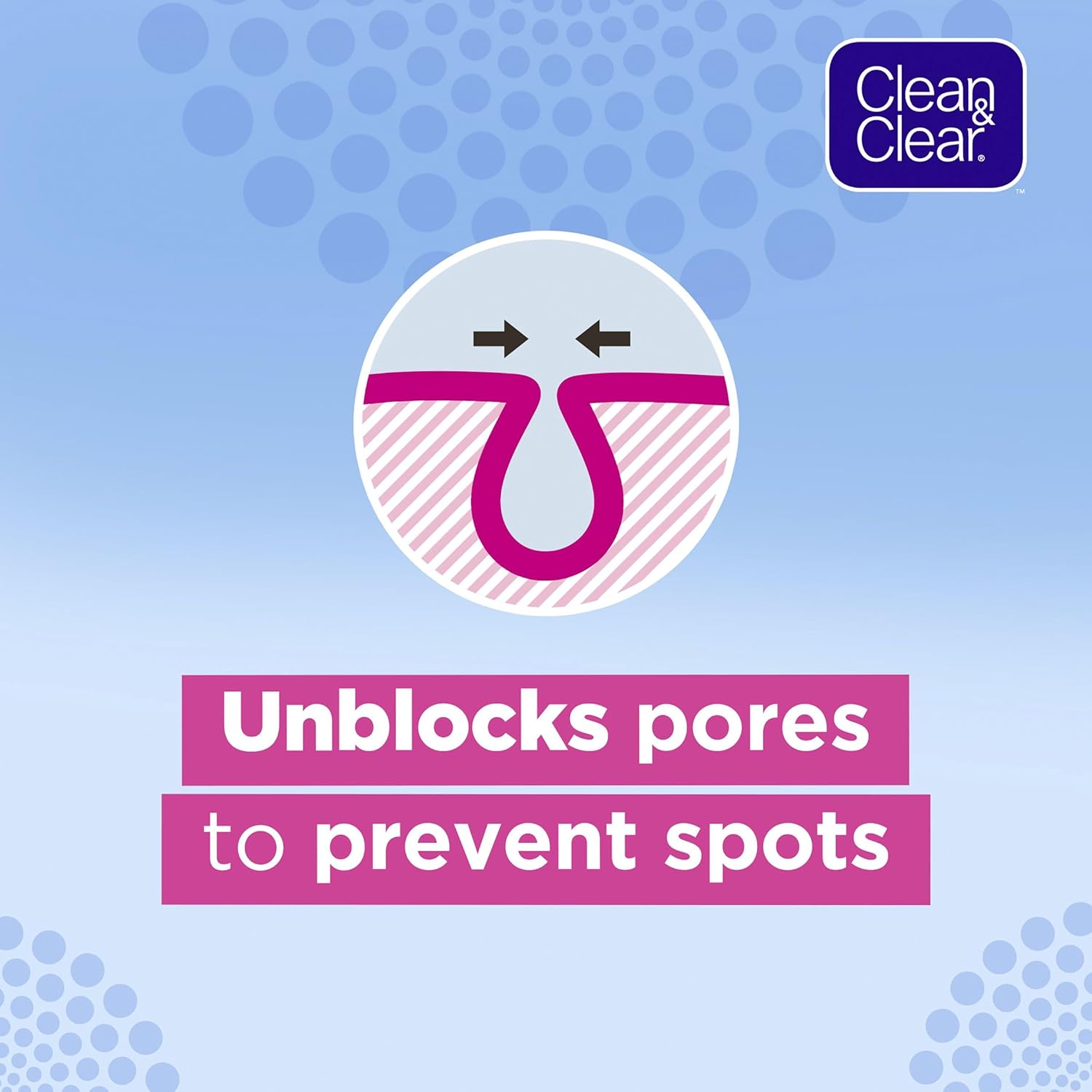 Clean & Clear Daily Exfoliating Wash 150ml unblocks pores to prevent spots