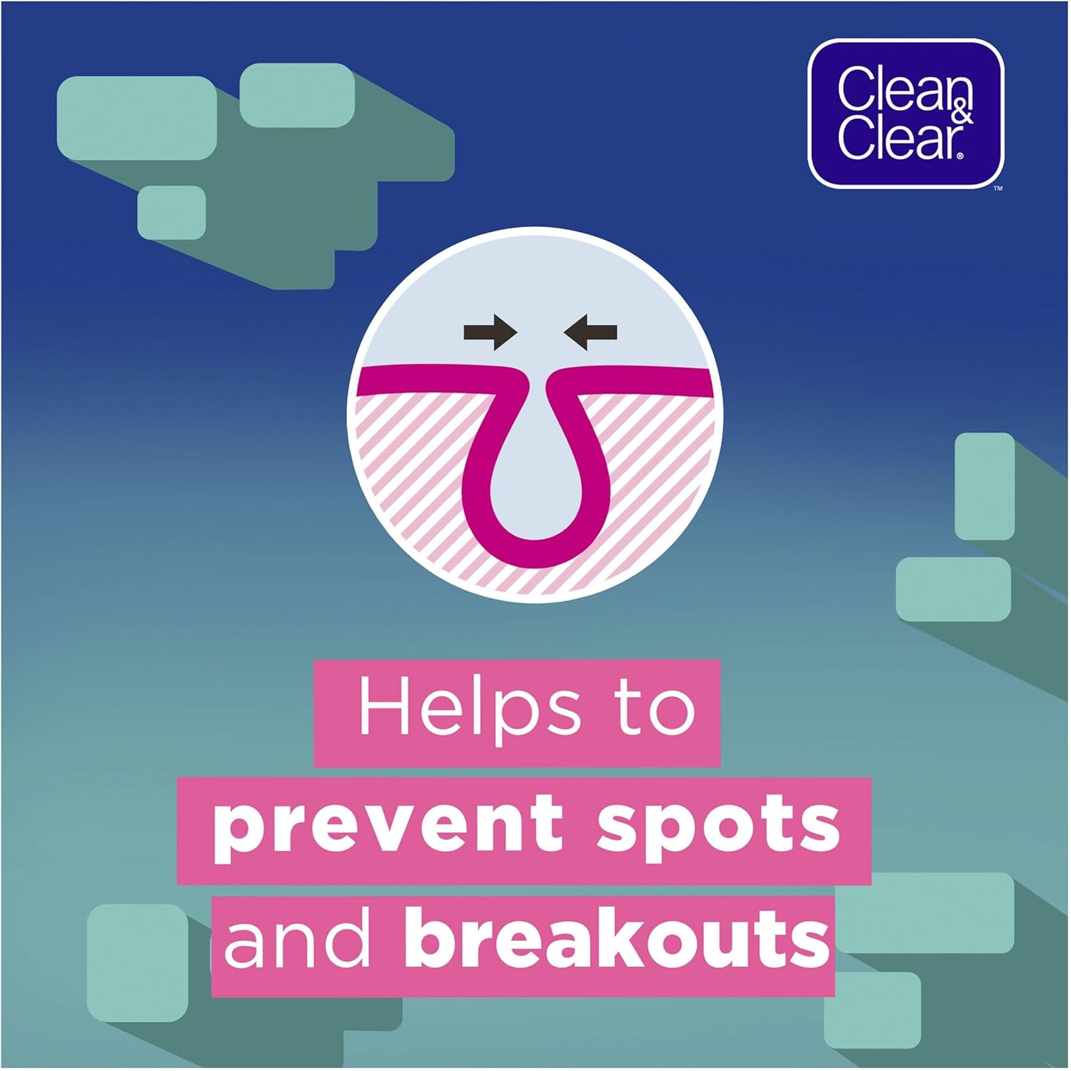 Clean & Clear Deep Action Cream Wash 150ml helps to prevent spots and breakouts