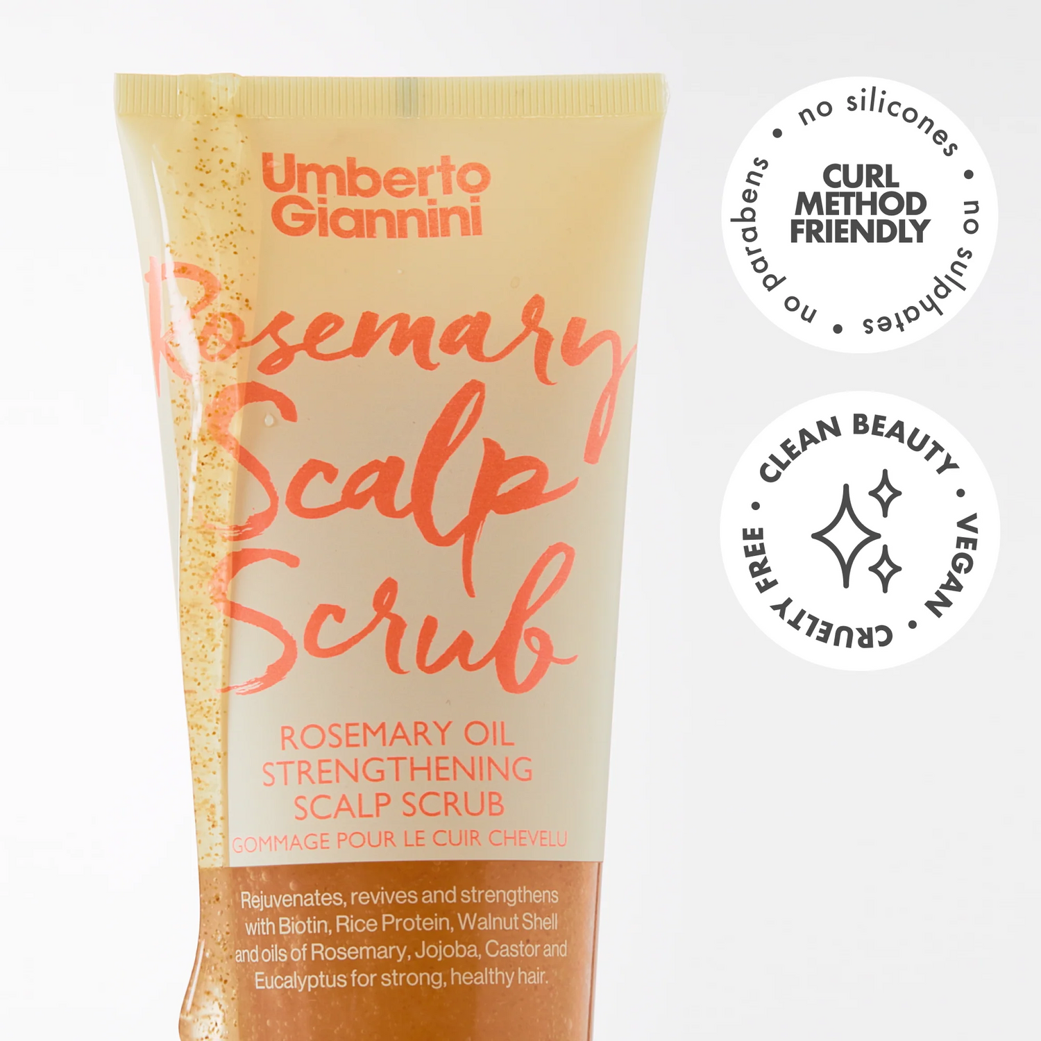 Umberto Giannini Strong Curls Rosemary Scalp Scrub 200ml