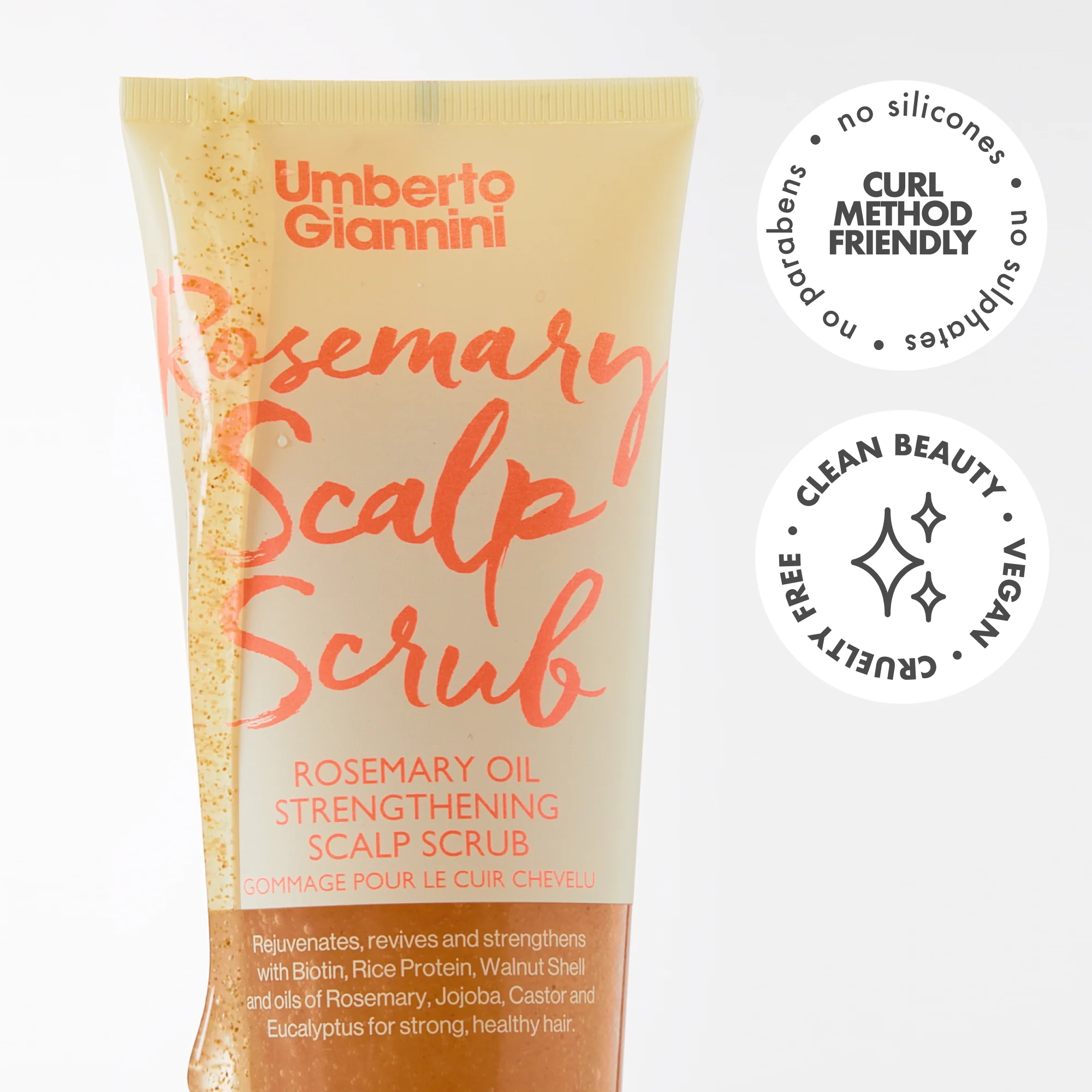 Umberto Giannini Strong Curls Rosemary Scalp Scrub 200ml