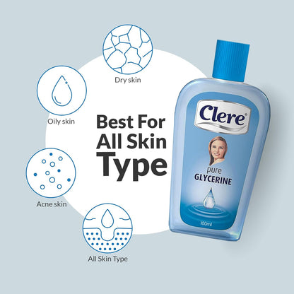 Clere Pure Glycerine for all skin types