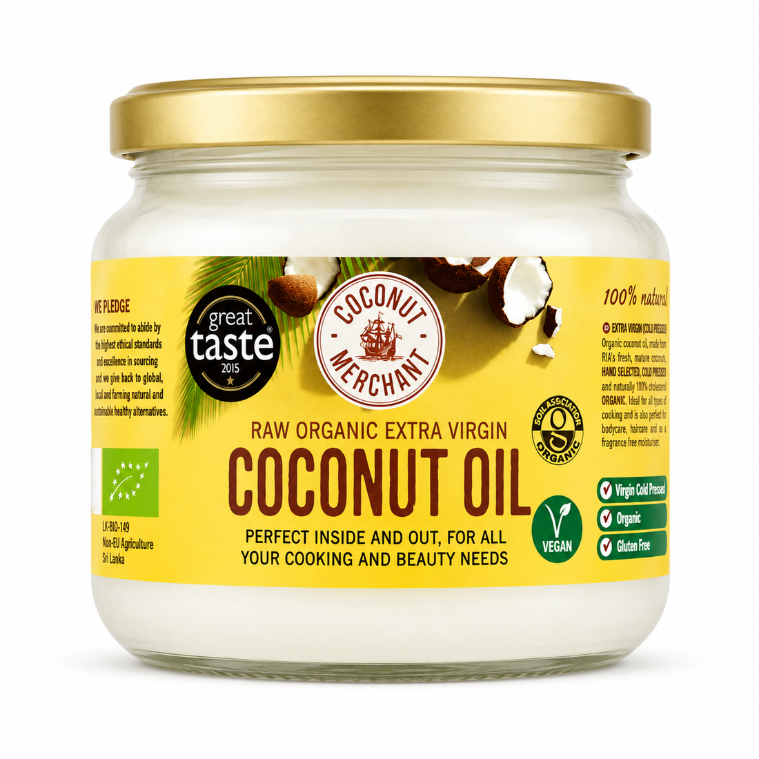 Coconut Merchant Raw Extra Virgin Coconut Oil