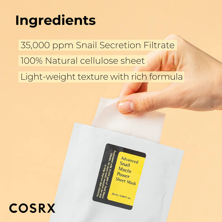 COSRX Advanced Snail Mucin Power Sheet Mask 25ml