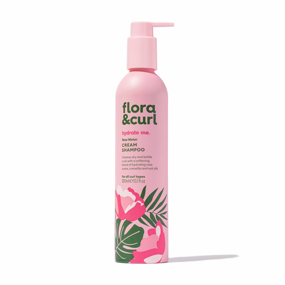Flora &amp; Curl Rose Water Cream Shampoo 300ml