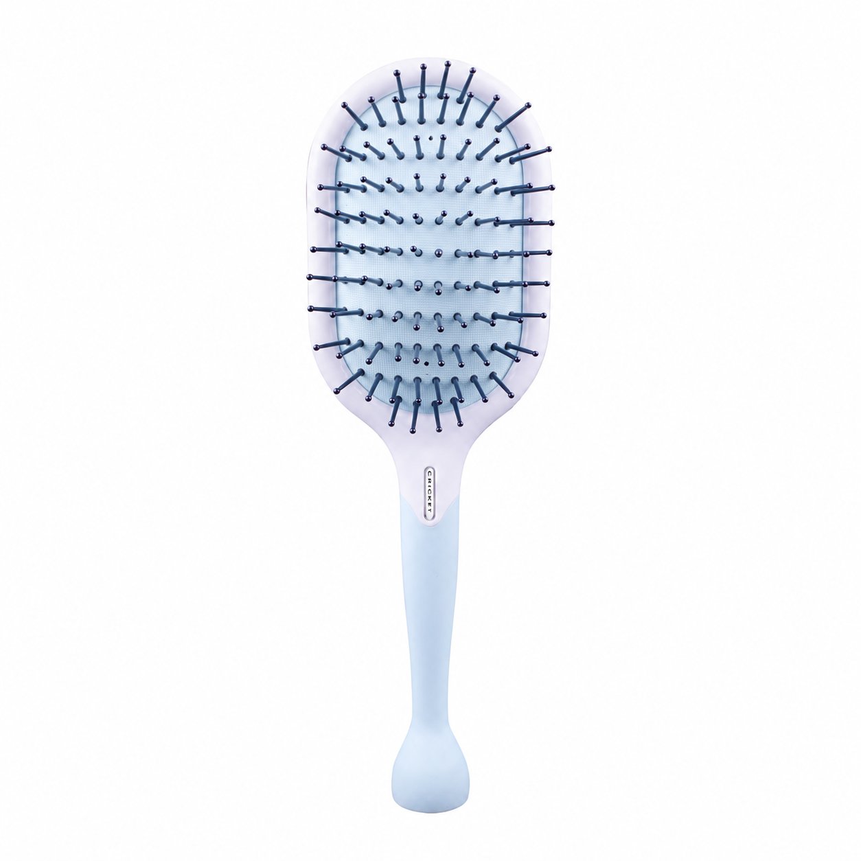 Cricket Friction Free Paddle Brush ceramic-coated barrel for better heat retention and drying time, designed with comfort, performance and results in mind