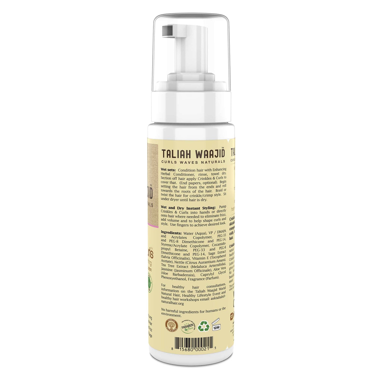 Taliah Waajid Curls, Waves &amp; Naturals Crinkles &amp; Curls 8oz