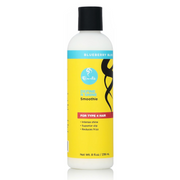 Front view of Curls Blueberry Bliss Define N Shine Smoothie 236ml styling cream for Type 4 hair on a white background.

