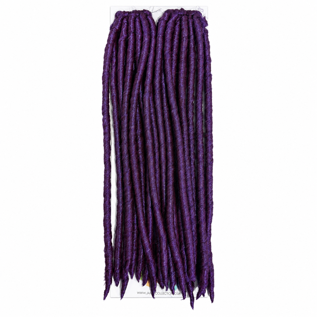 Janet Collection Crochet Havana Mambo Faux Locs 14" in colour D.Purple Deep Purple