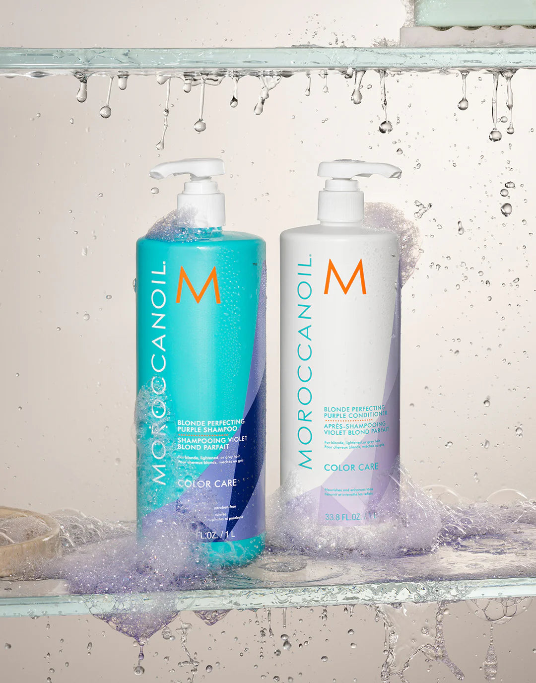 Moroccanoil Blonde Perfecting Duo 500ml Set