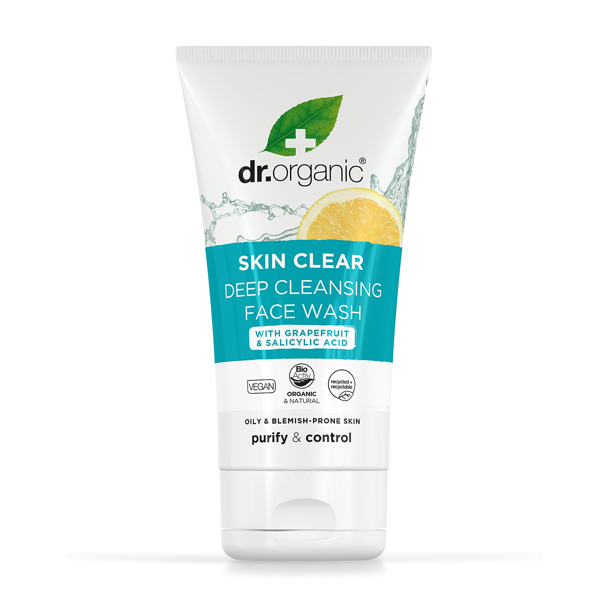 Dr Organic Skin Clear Deep Cleansing Face Wash 125ml