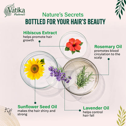 Dabur Vatika Hibiscus Lavender Ritual Oil Hair Fall Control 100ml