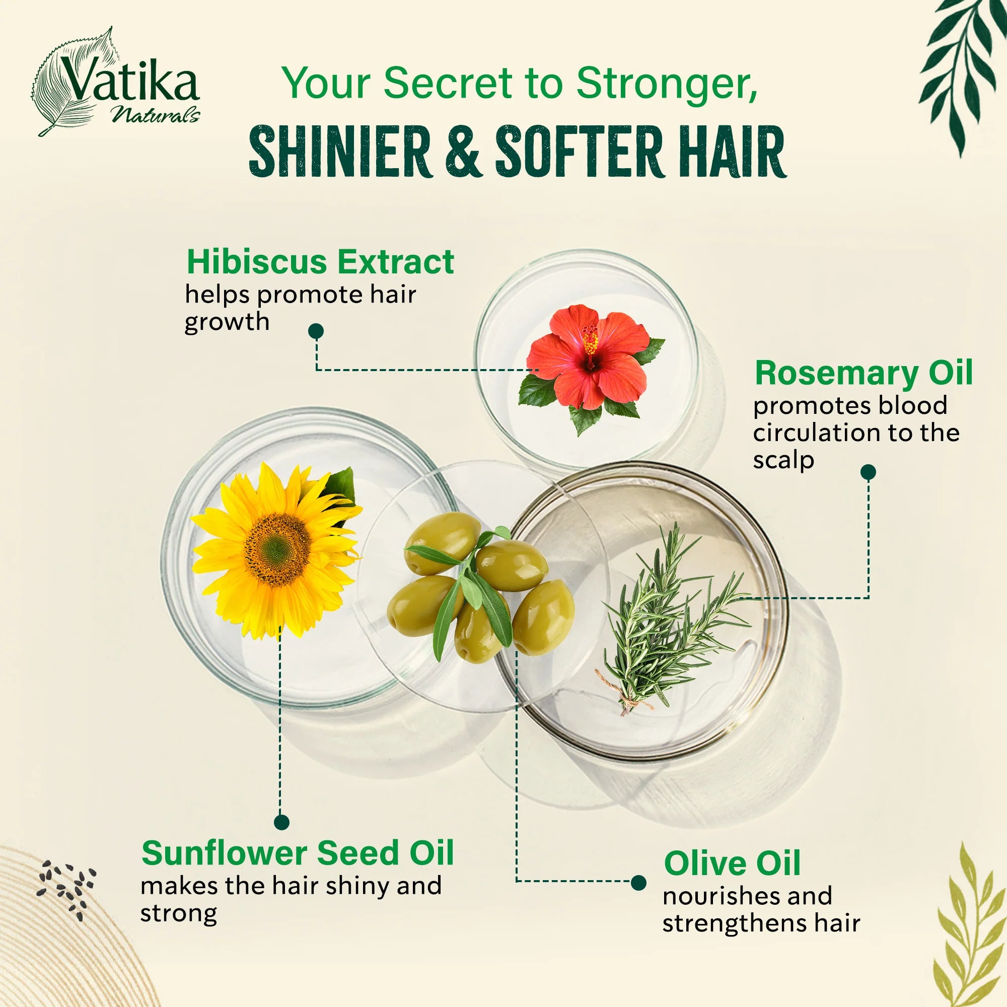 Dabur Vatika Hibiscus Olive Ritual Oil Damage Repair 100ml