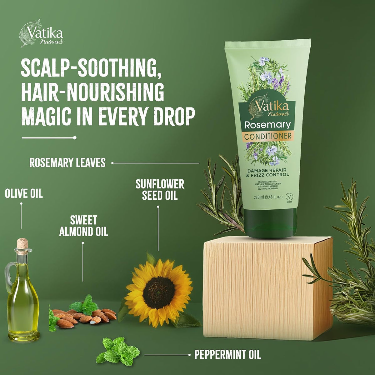 Dabur Vatika Naturals Rosemary Conditioner 280ml