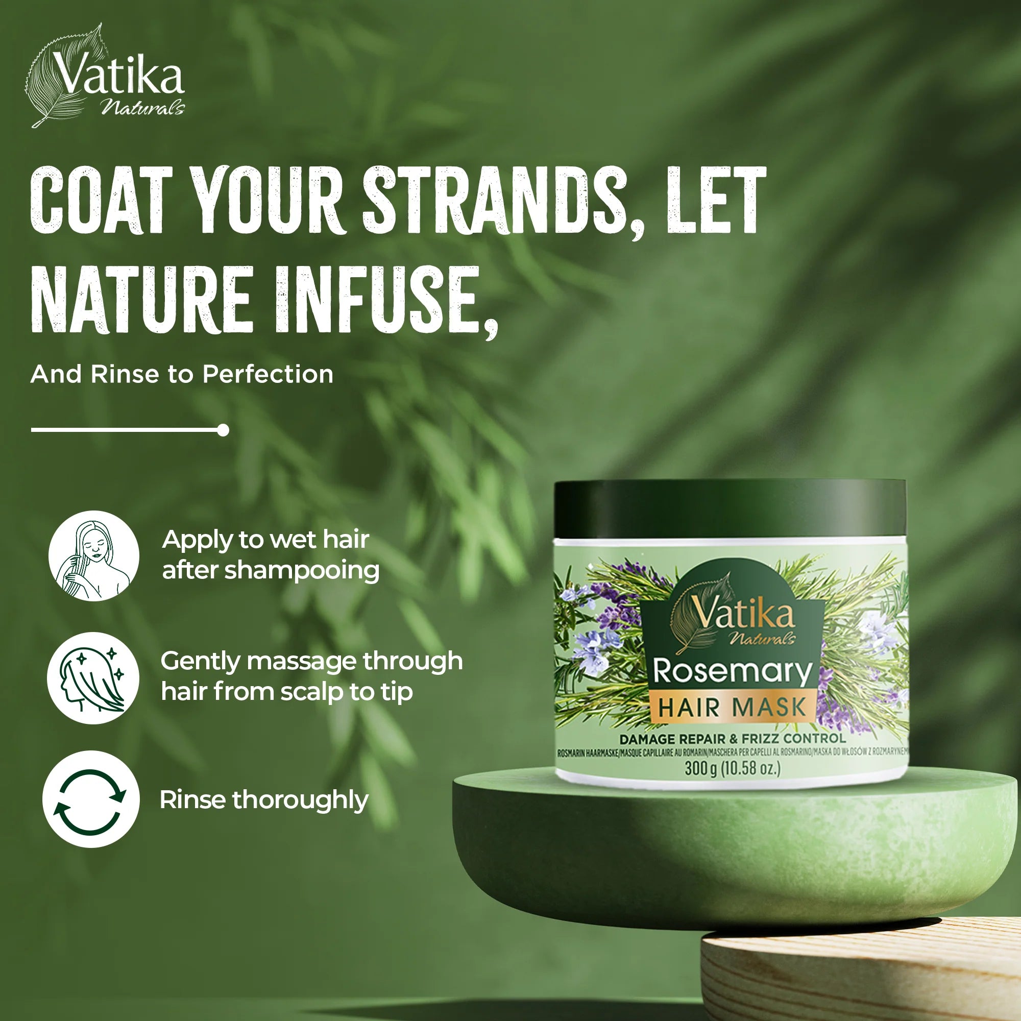 Dabur Vatika Naturals Rosemary Hair Mask 300g