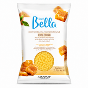 Depil Bella Multi-Directional Brazilian Wax with Honey 1kg professional hard wax beads for effective face and body hair removal