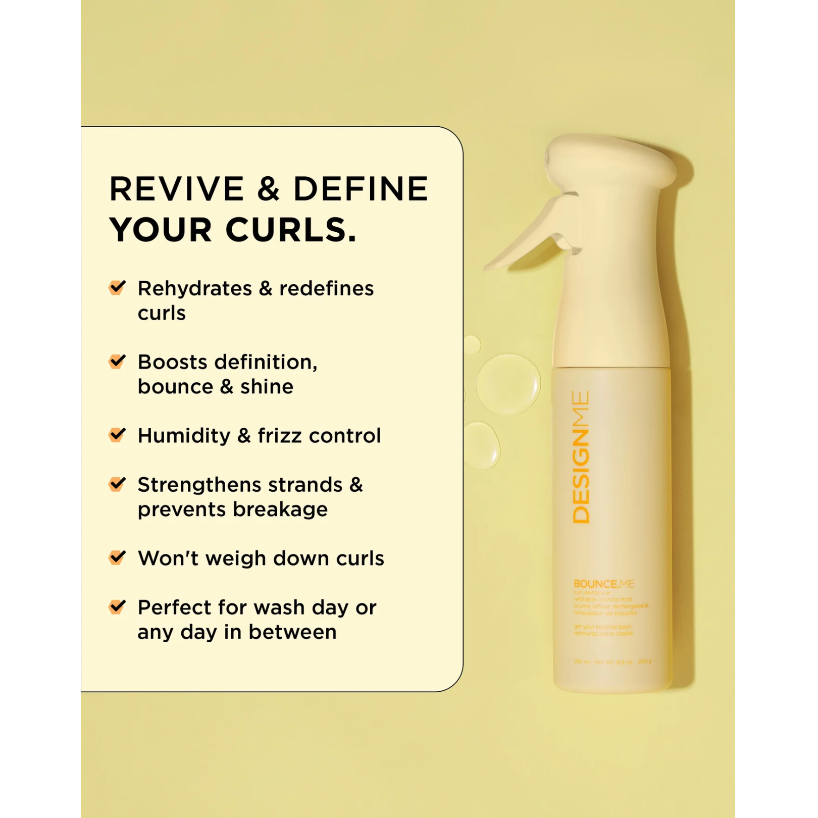 DesignMe Bounce.Me Curl Enhancer Mist 250ml