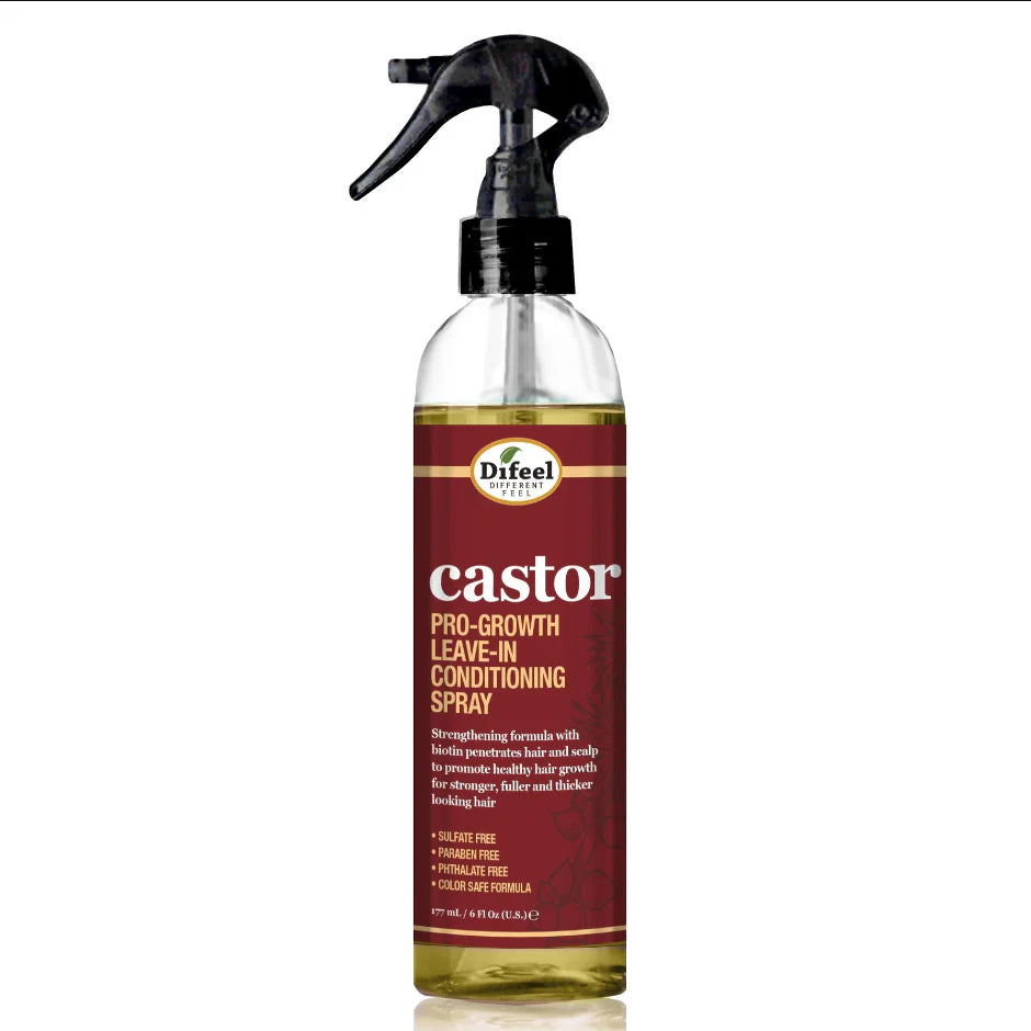 Difeel Castor Pro-Growth Leave-In Conditioning Spray 6oz