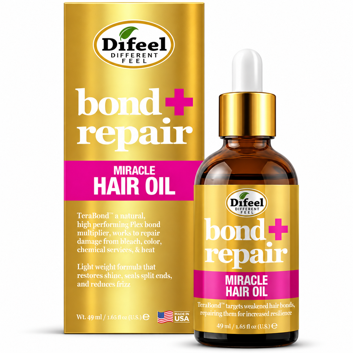 Difeel Bond + Repair Miracle Hair Oil 49ml