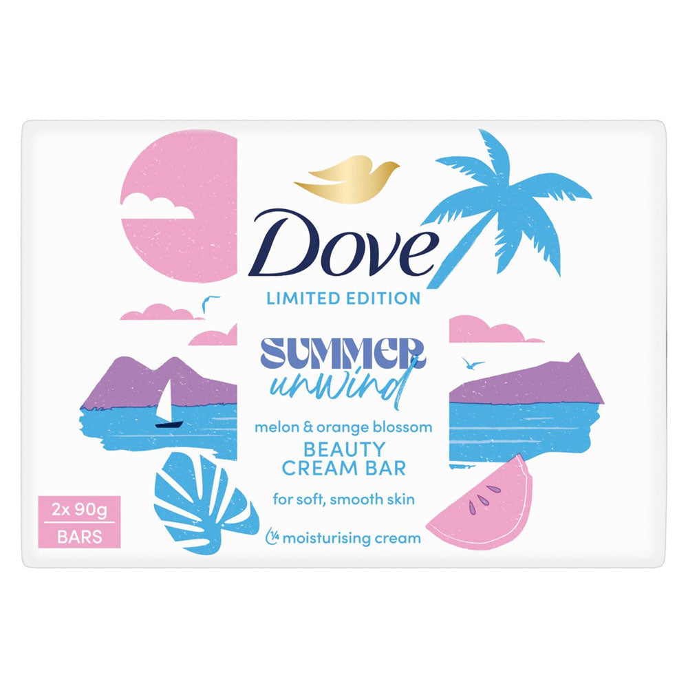 Dove Limited Edition Summer Unwind Bar Soap 2x90g