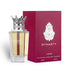 Lattafa Dynasty Eau de Parfum 100ml luxury fragrance gift set featuring the elegant perfume bottle with ornate crown cap and matching presentation box.