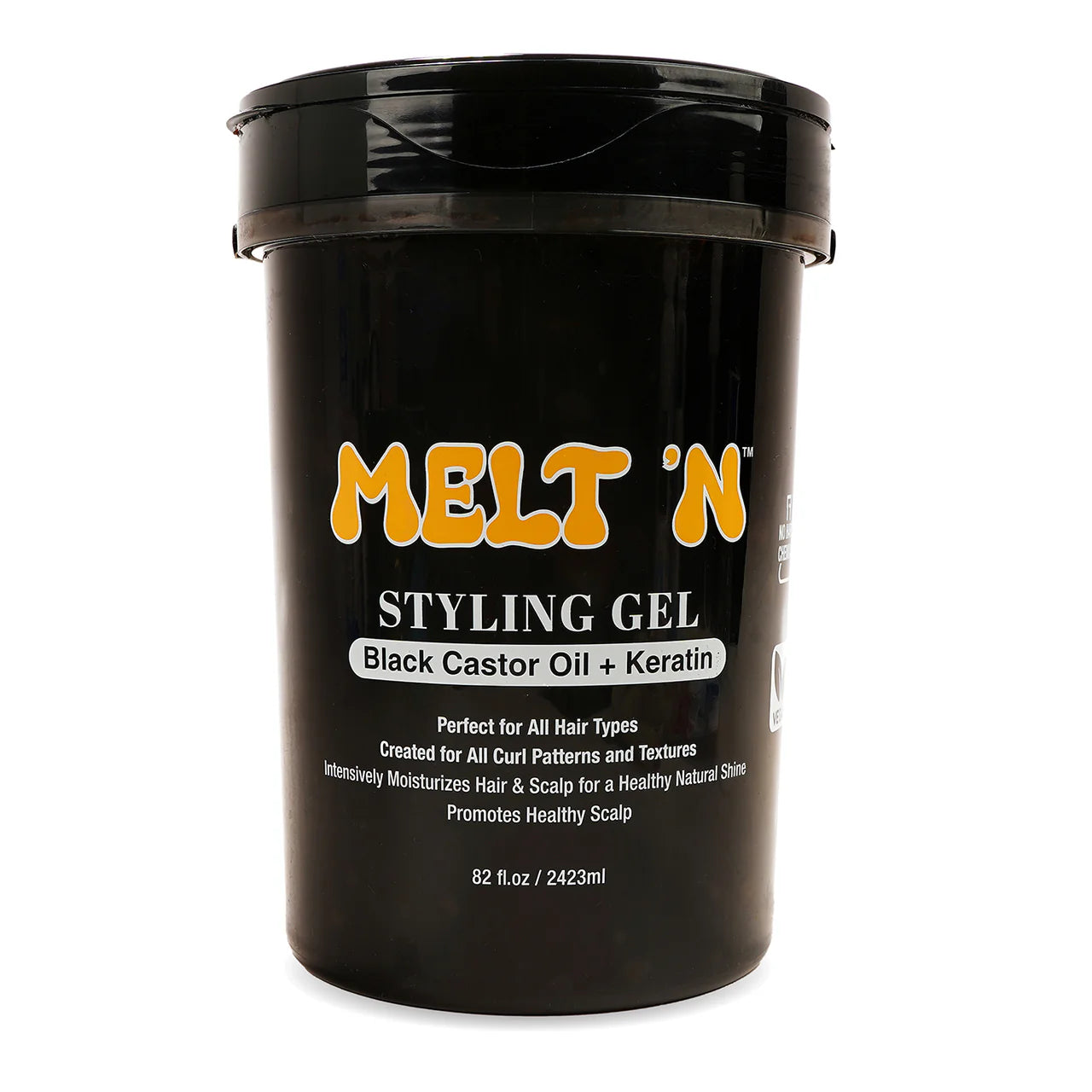 Ebin New York MELT'N Styling Gel Black Castor Oil + Keratin
