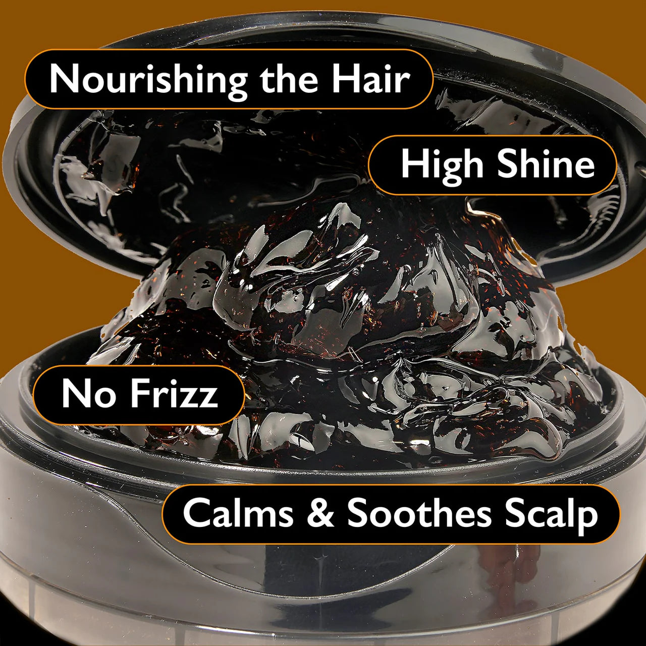 Ebin New York MELT'N Styling Gel Black Castor Oil + Keratin