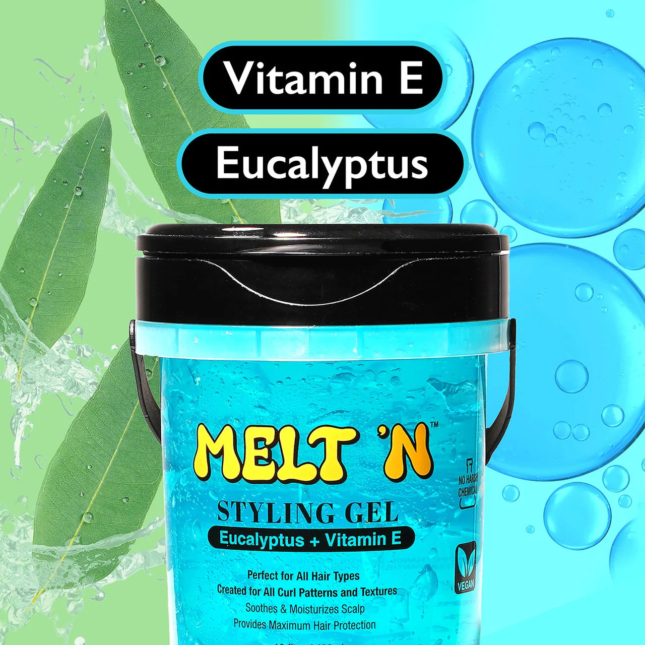 Ebin New York MELT'N Styling Gel Eucalyptus Oil + Vitamin E