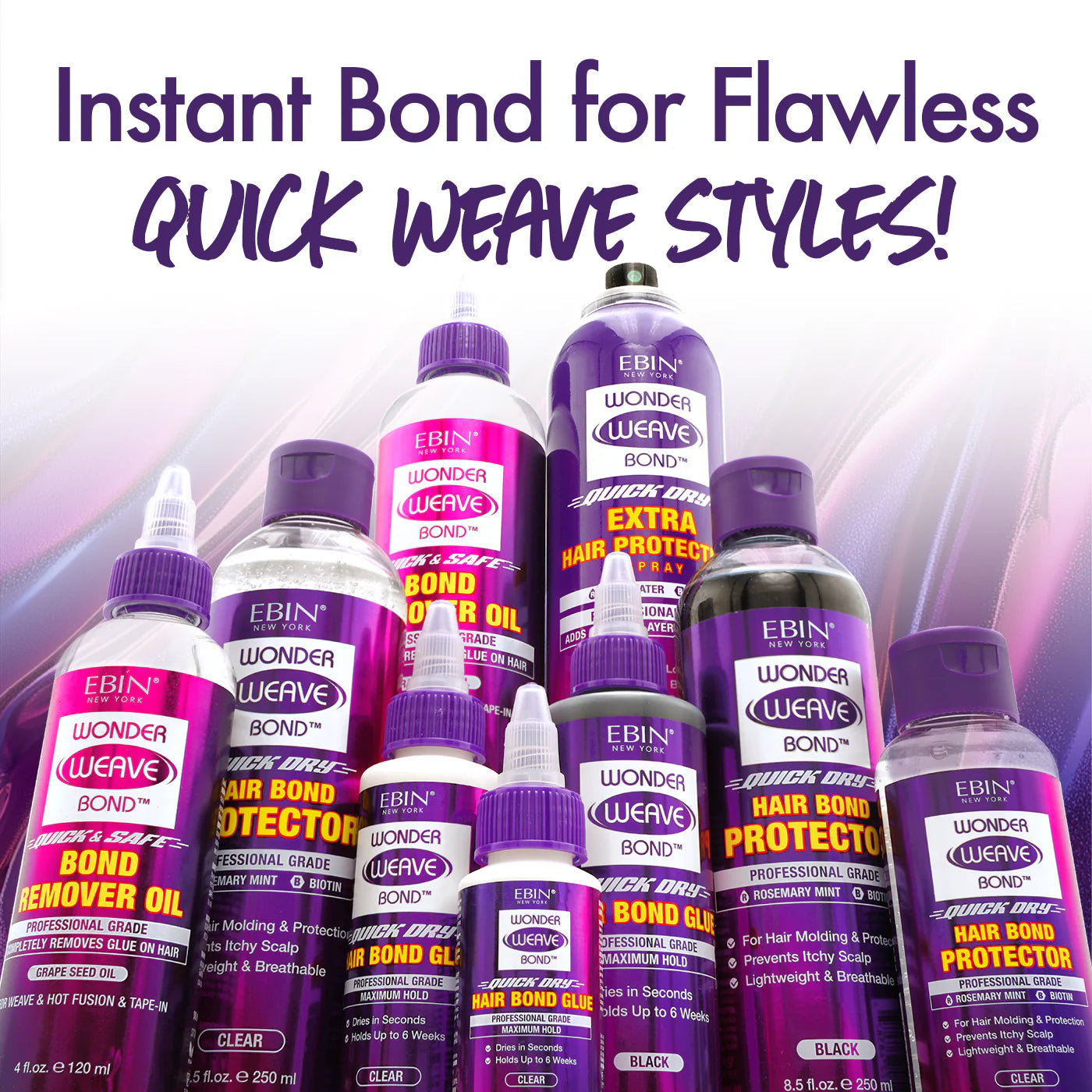 Ebin New York Wonder Weave Bond Remover Oil