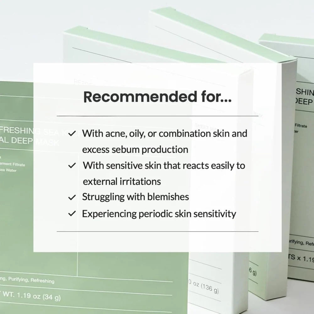 Biodance Refreshing Sea Kelp Real Deep Mask 1pc