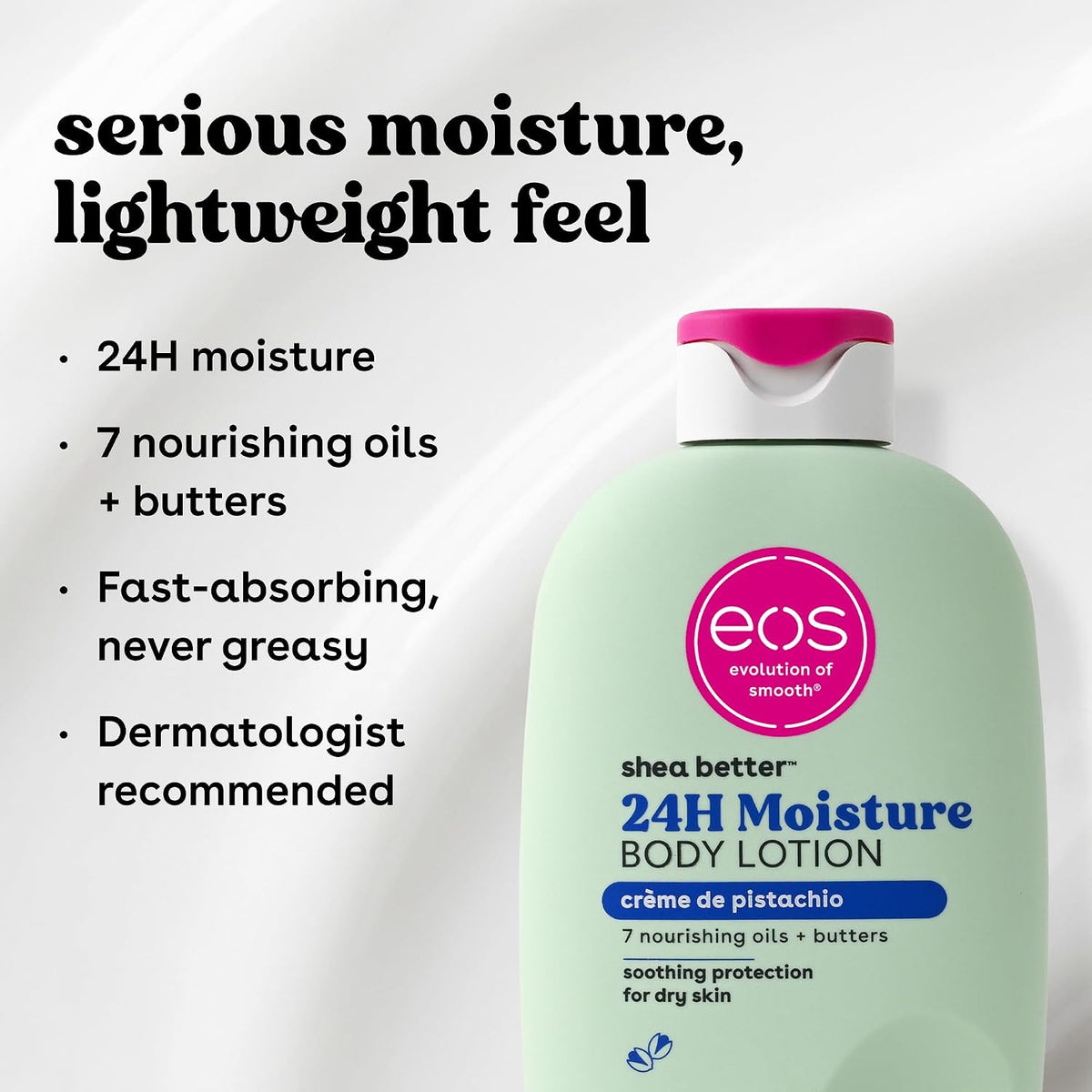 EOS Shea Better 24H Moisture Body Lotion Crème De Pistachio 473ml