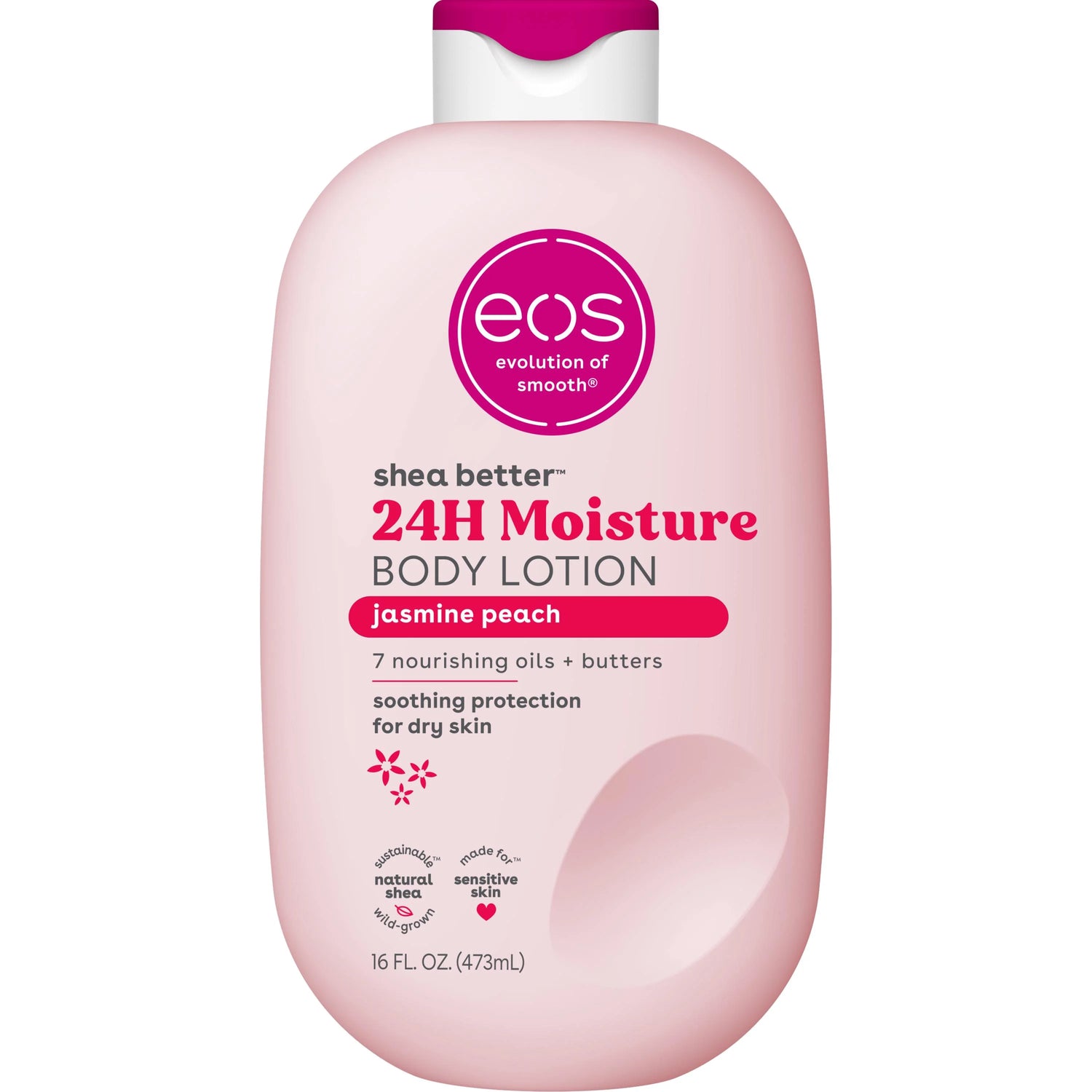 EOS Shea Better 24H Moisture Body Lotion Jasmin Peach 473ml
