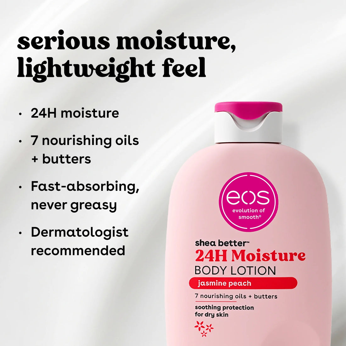 EOS Shea Better 24H Moisture Body Lotion Jasmin Peach 473ml