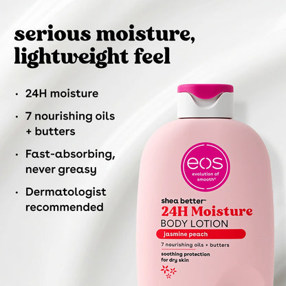 EOS Shea Better 24H Moisture Body Lotion Jasmin Peach 473ml