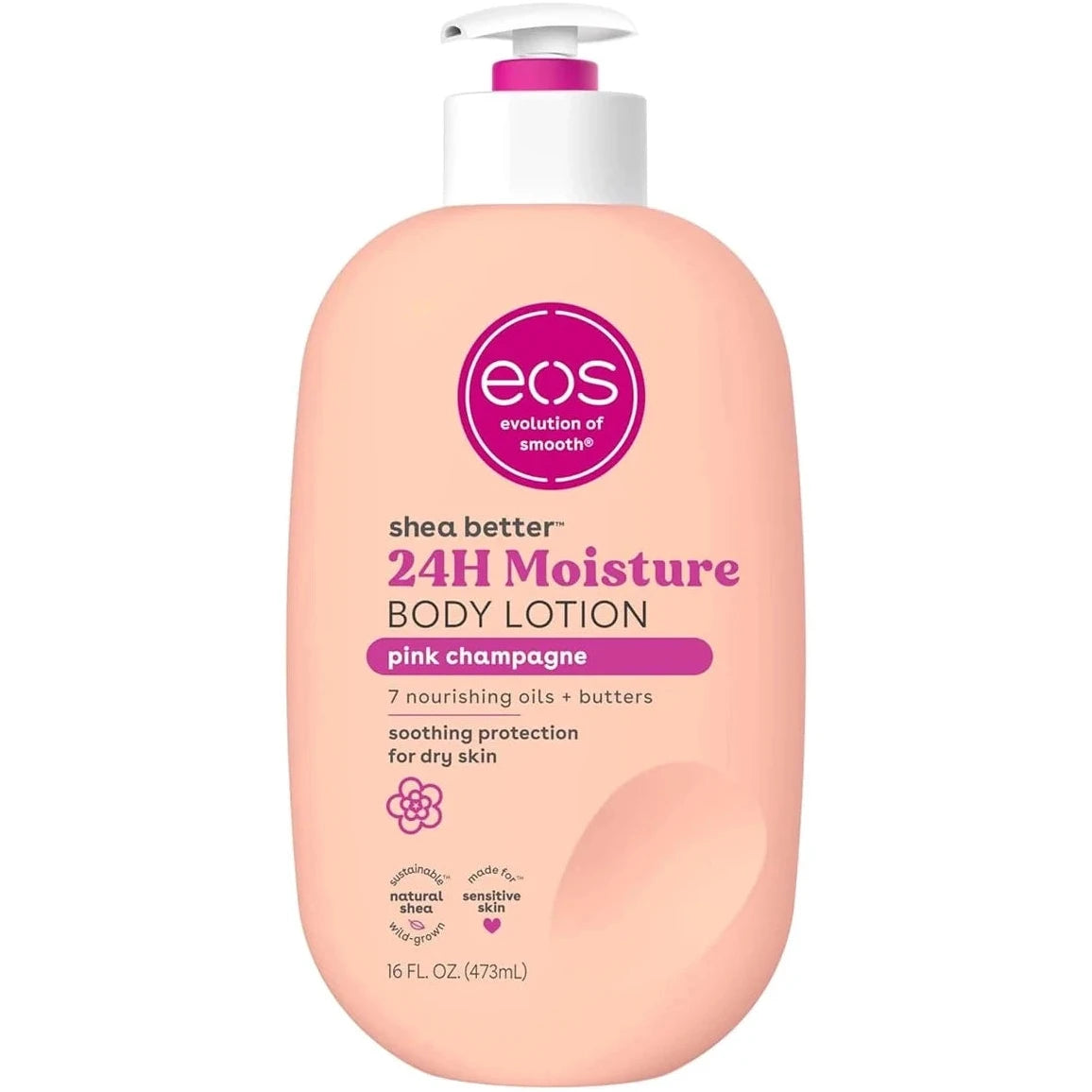 EOS Shea Better 24H Moisture Body Lotion Pink Champagne 473ml