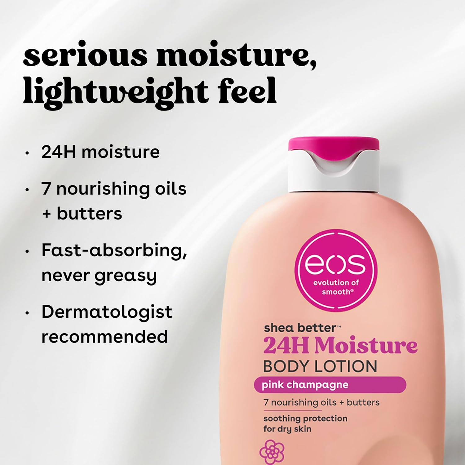 EOS Shea Better 24H Moisture Body Lotion Pink Champagne 473ml