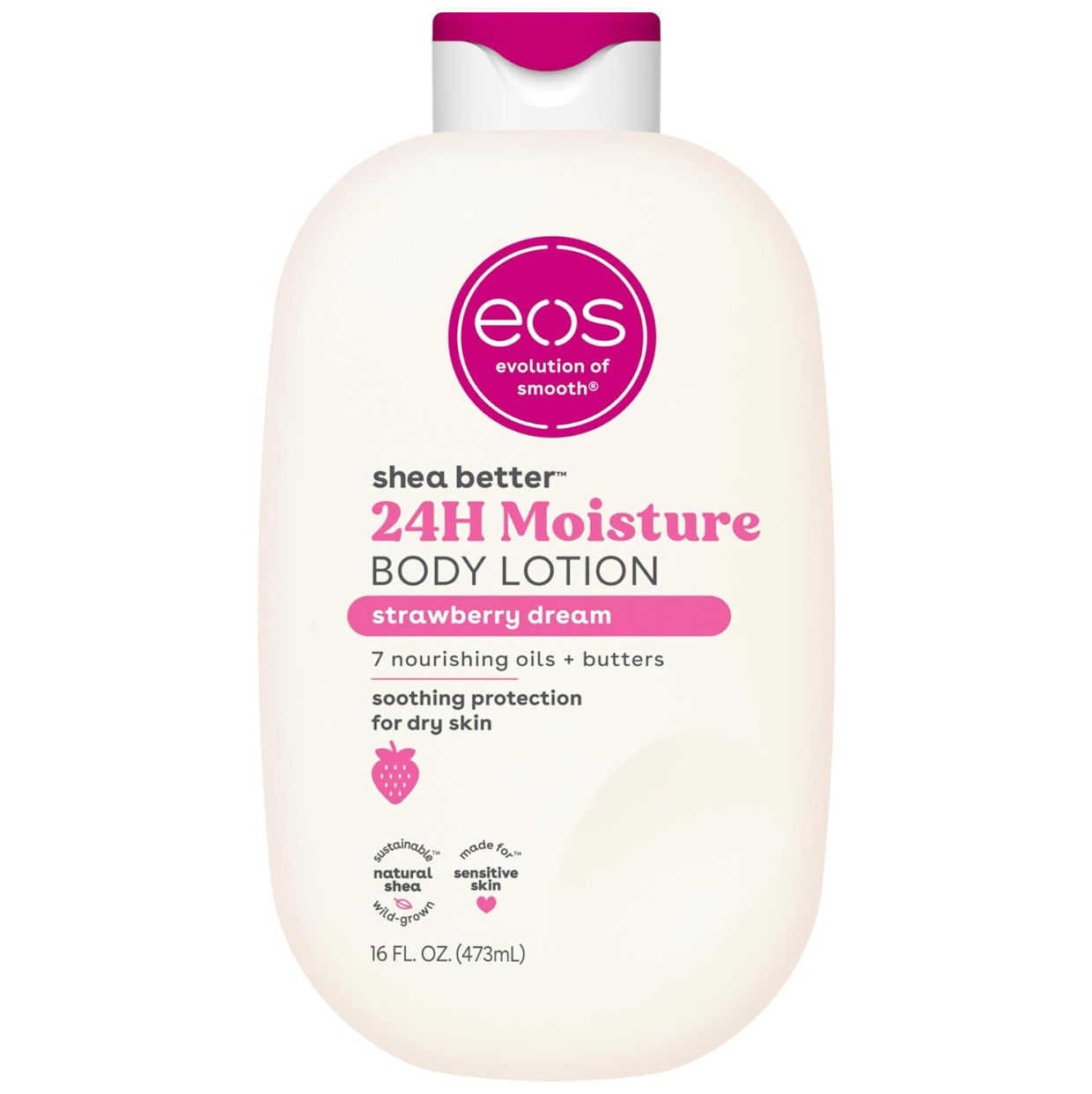 EOS Shea Better 24H Moisture Body Lotion Strawberry Dream 473ml