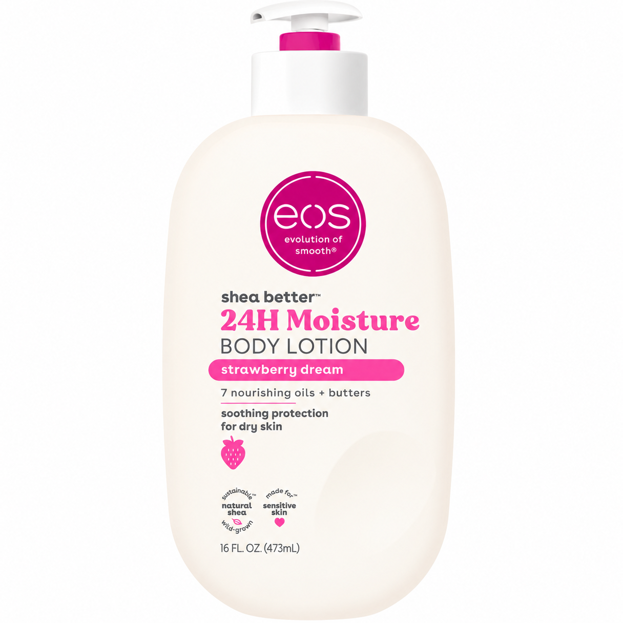 EOS Shea Better 24H Moisture Body Lotion Strawberry Dream 473ml