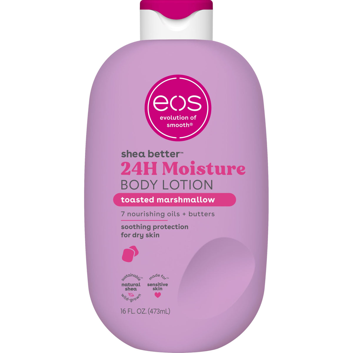 EOS Shea Better 24H Moisture Body Lotion Toasted Marshmallow 473ml