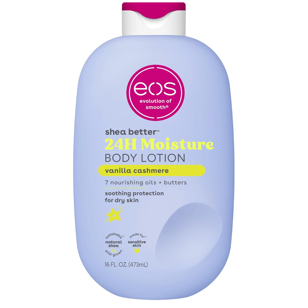 EOS Shea Better 24H Moisture Body Lotion Vanilla Cashmere 473ml