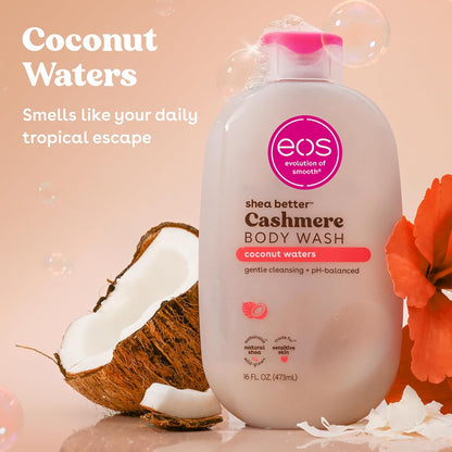 EOS Shea Better Cashmere Body Wash Coconut Waters 473ml