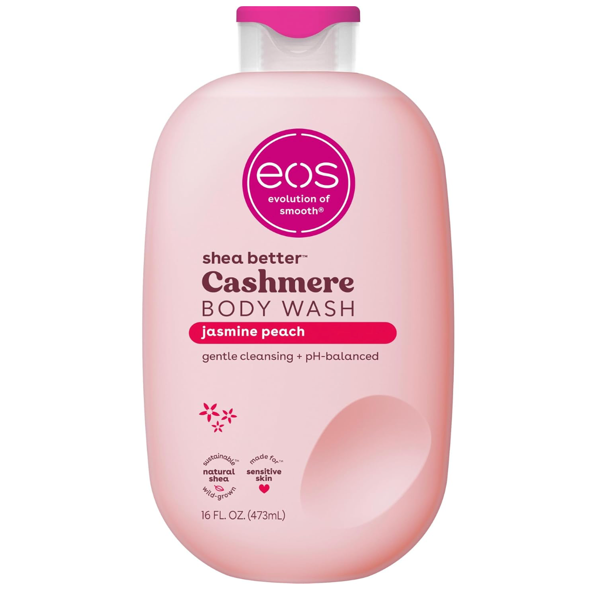 EOS Shea Better Cashmere Body Wash Jasmine Peach 473ml