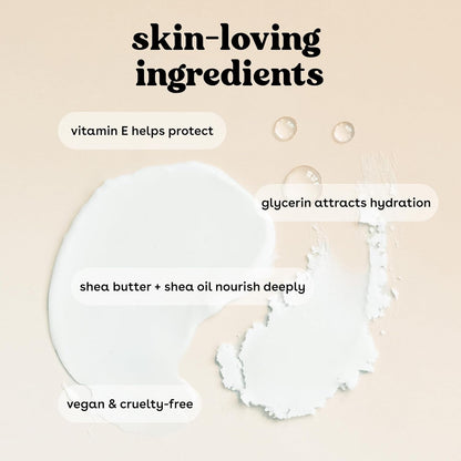 EOS Shea Better Sensitive Body Lotion Fragrance Free 473ml list of ingredients and consistency examples 