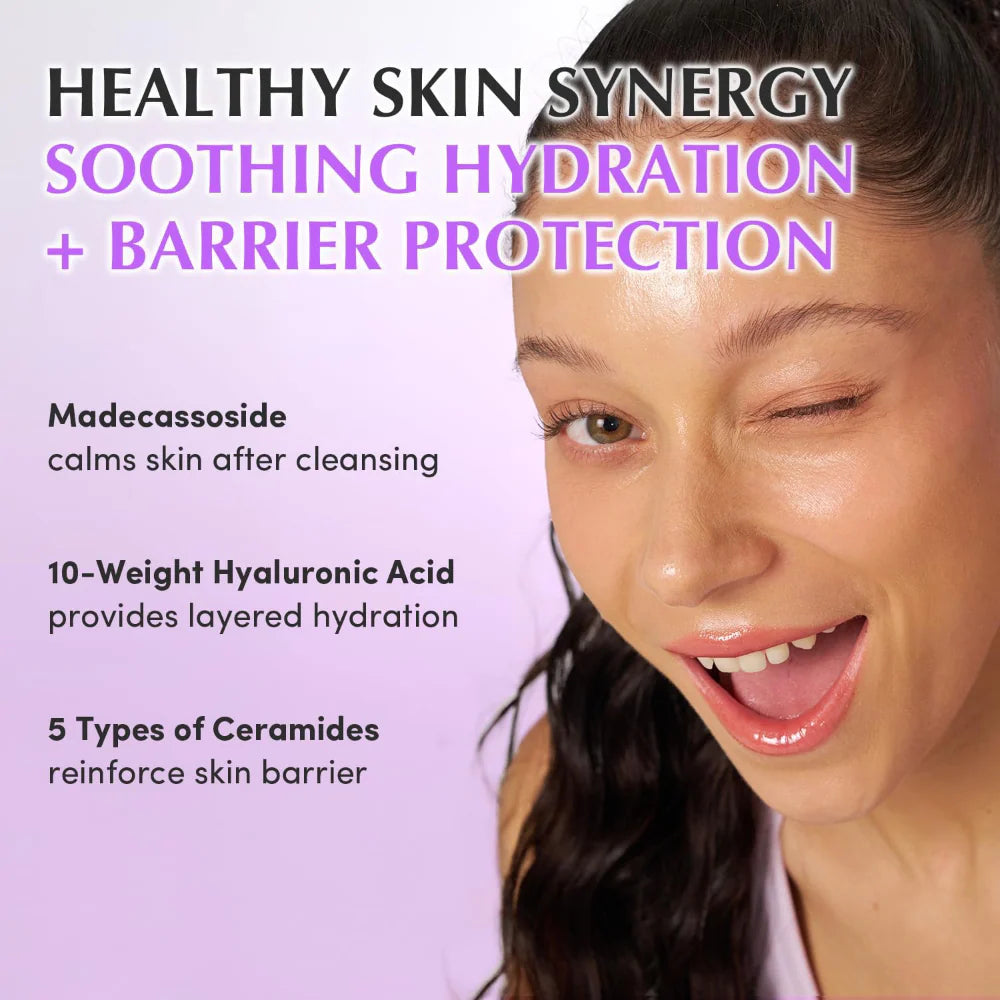 eqqualberry bakuchiol plumping capsule toner 150ml soothe, hydrate and protect the skin barrier, ingredients benefits infographic