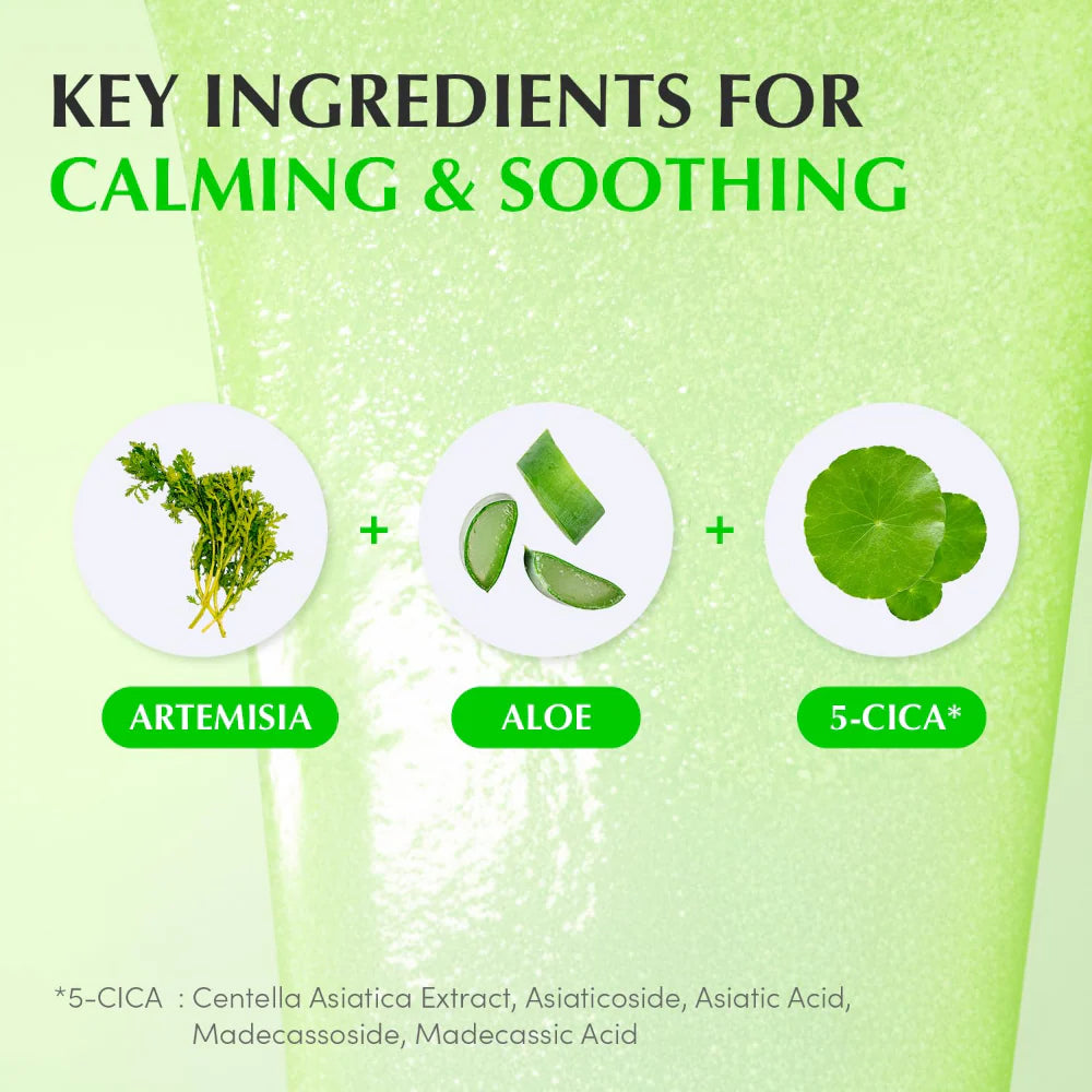 eqqualberry aloe pdrn serum 30ml 3 key calming ingredients: artemisia, aloe and 5-cica blend