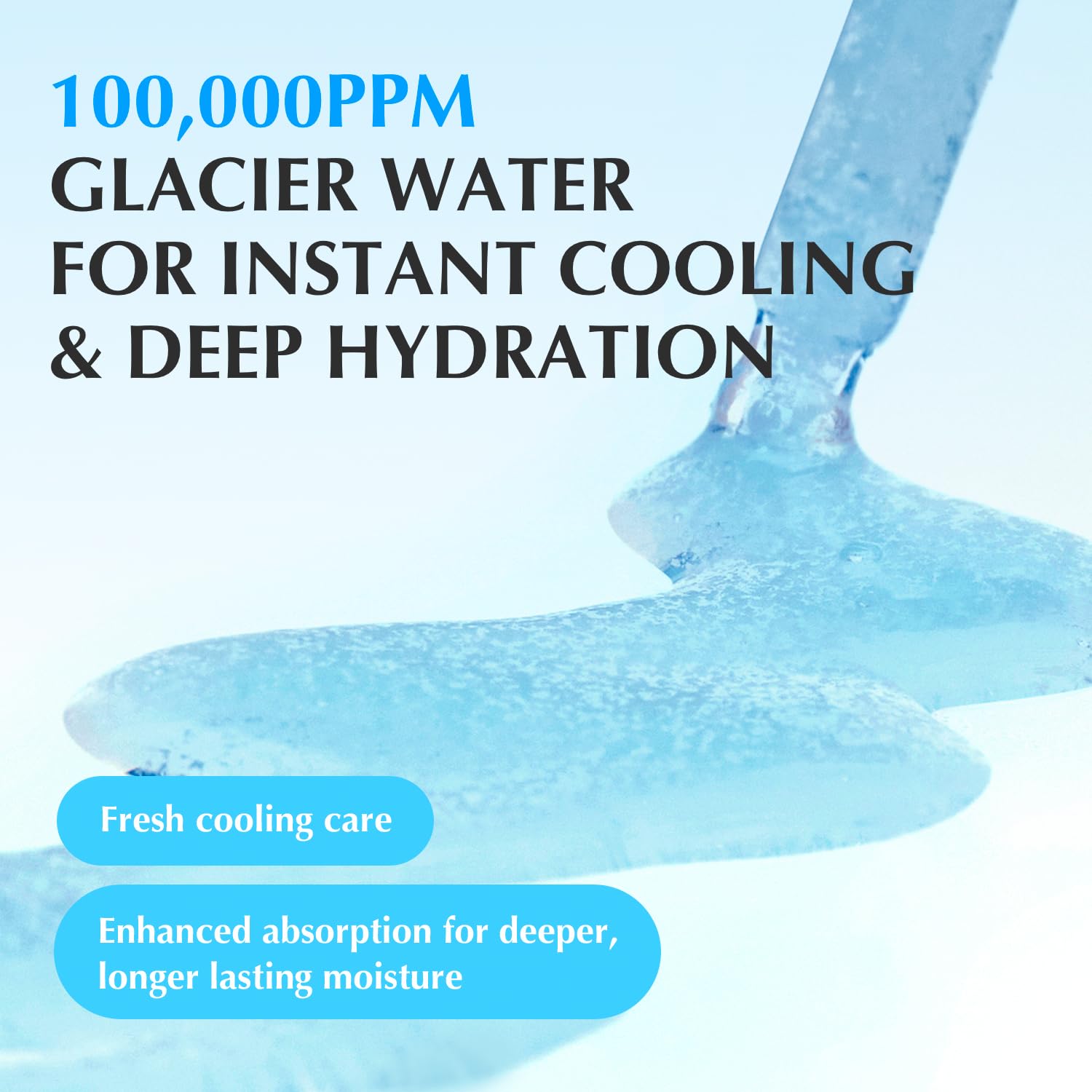 eqqualberry blue blow hyaltoin flooding serum instant cooling and deep hydrating effects